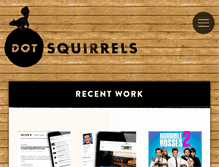 Tablet Screenshot of dotsquirrels.com